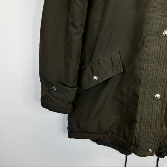 Lauren Ralph Lauren Faux Sherpa Hooded jacket green - M - Picture 4 of 12